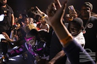 a crowd of people at a concert